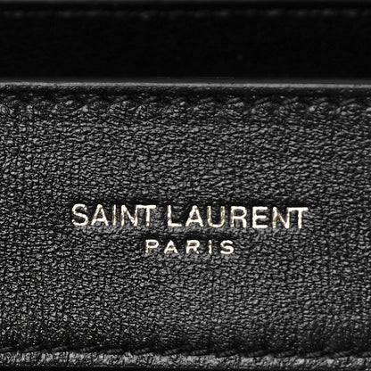 Saint Laurent Grain De Poudre Medium Uptown Tote Dark Latte 6 of 10