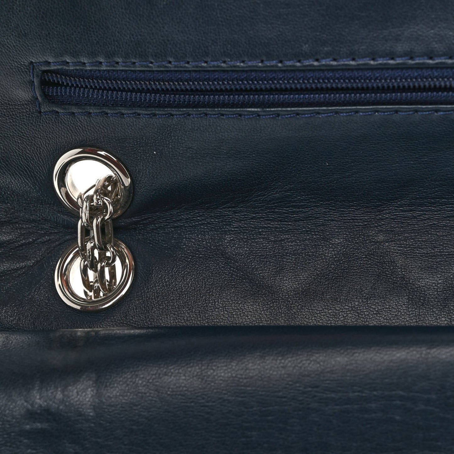 Patent Quilted 2.55 Reissue 226 Flap Navy