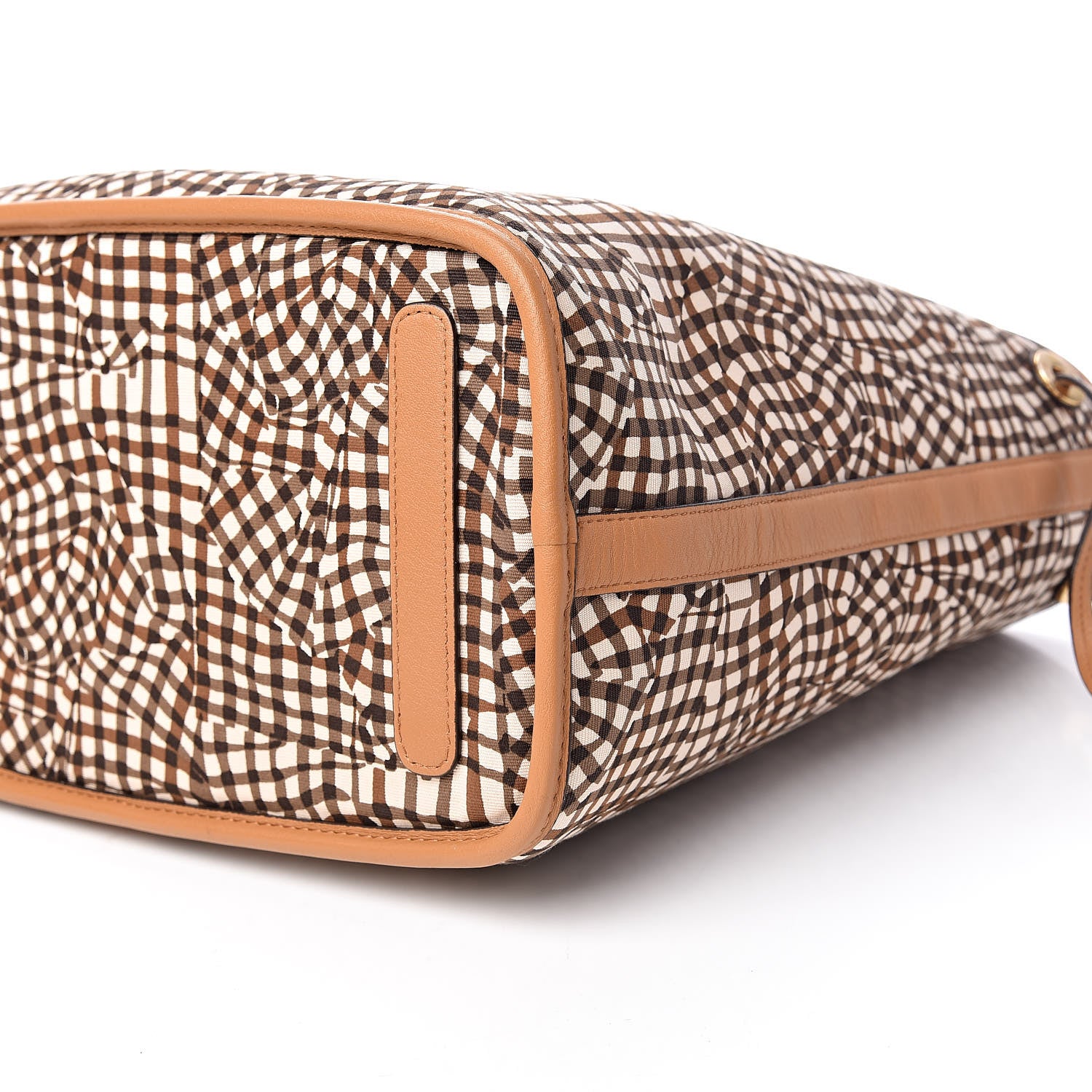 MCM Visetos Medium Liz Reversible Shopper Tote Cognac 14 of 16