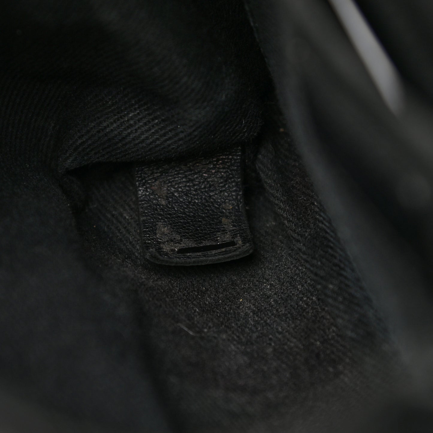 Grained Calfskin Quilted 2.55 Reissue Flap Belt Bag Clutch Black
