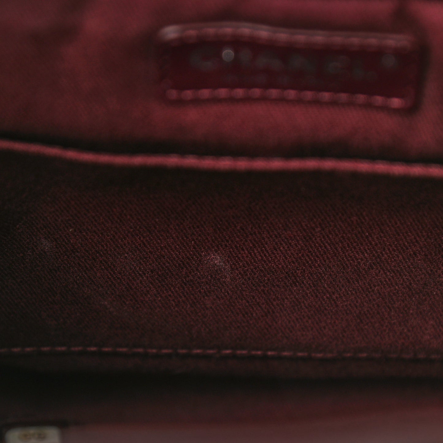 Glazed Calfskin Quilted Small Salzburg Backpack Burgundy