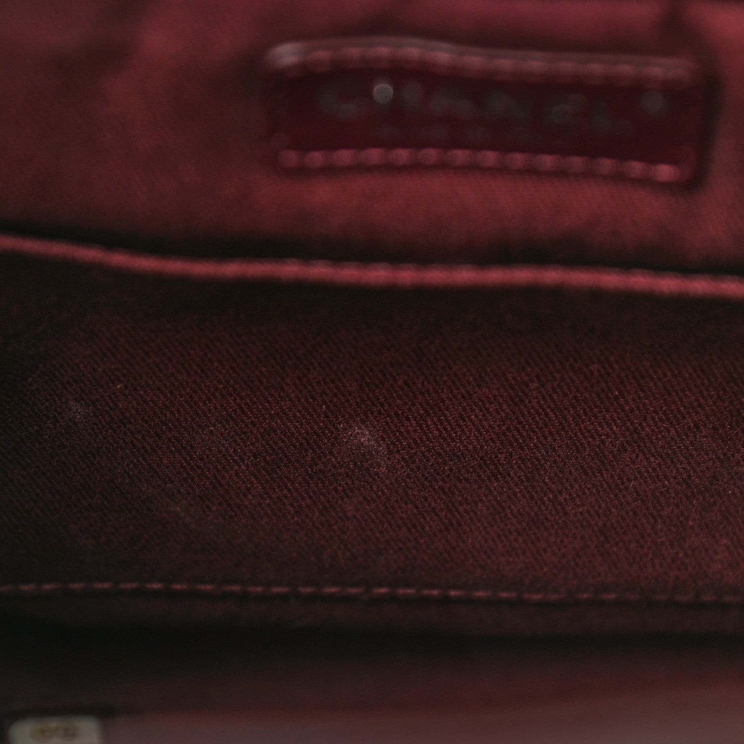Chanel Glazed Calfskin Quilted Small Salzburg Backpack Burgundy 14 of 15