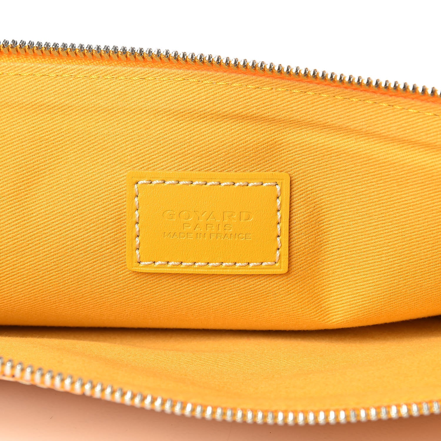 Goyard Goyardine Senat Pochette GM Yellow 6 of 7