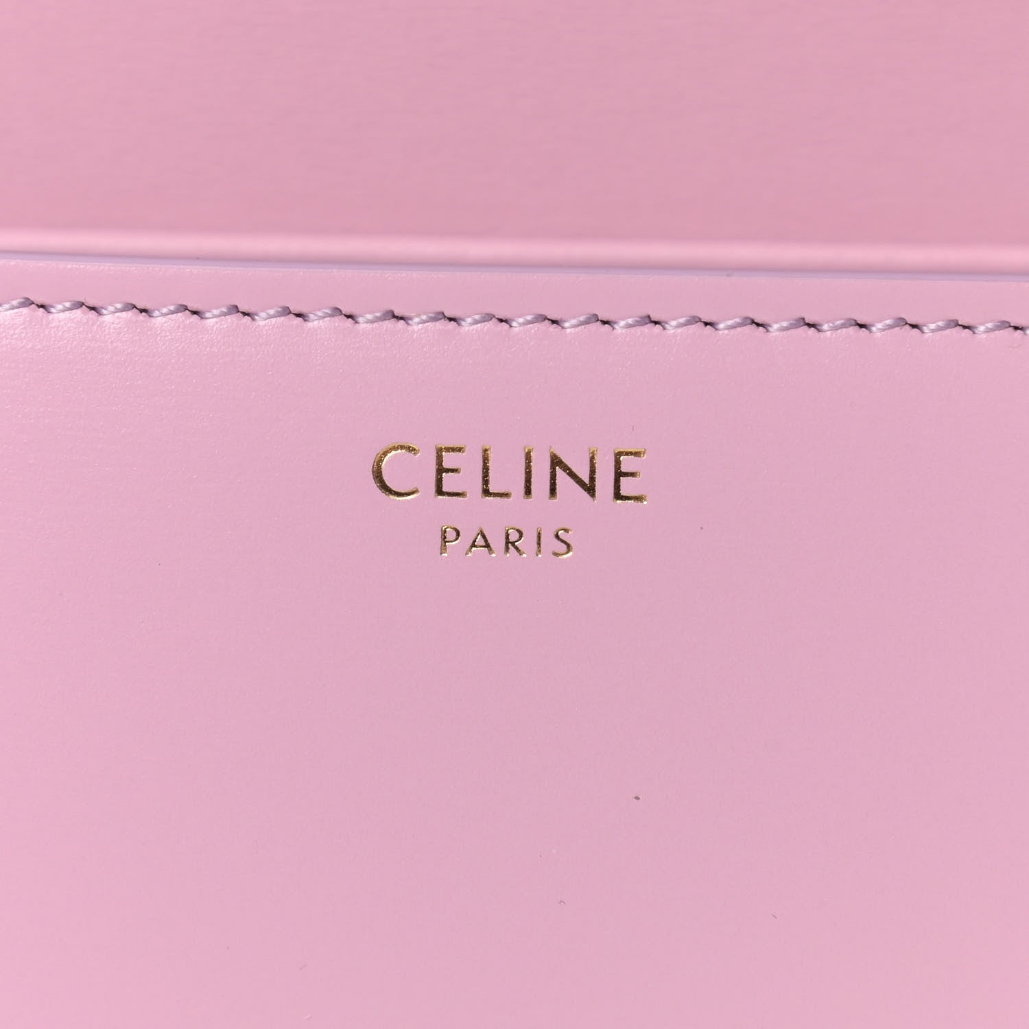 Celine Shiny Calfskin Triomphe Shoulder Bag Rose Quartz 6 of 11