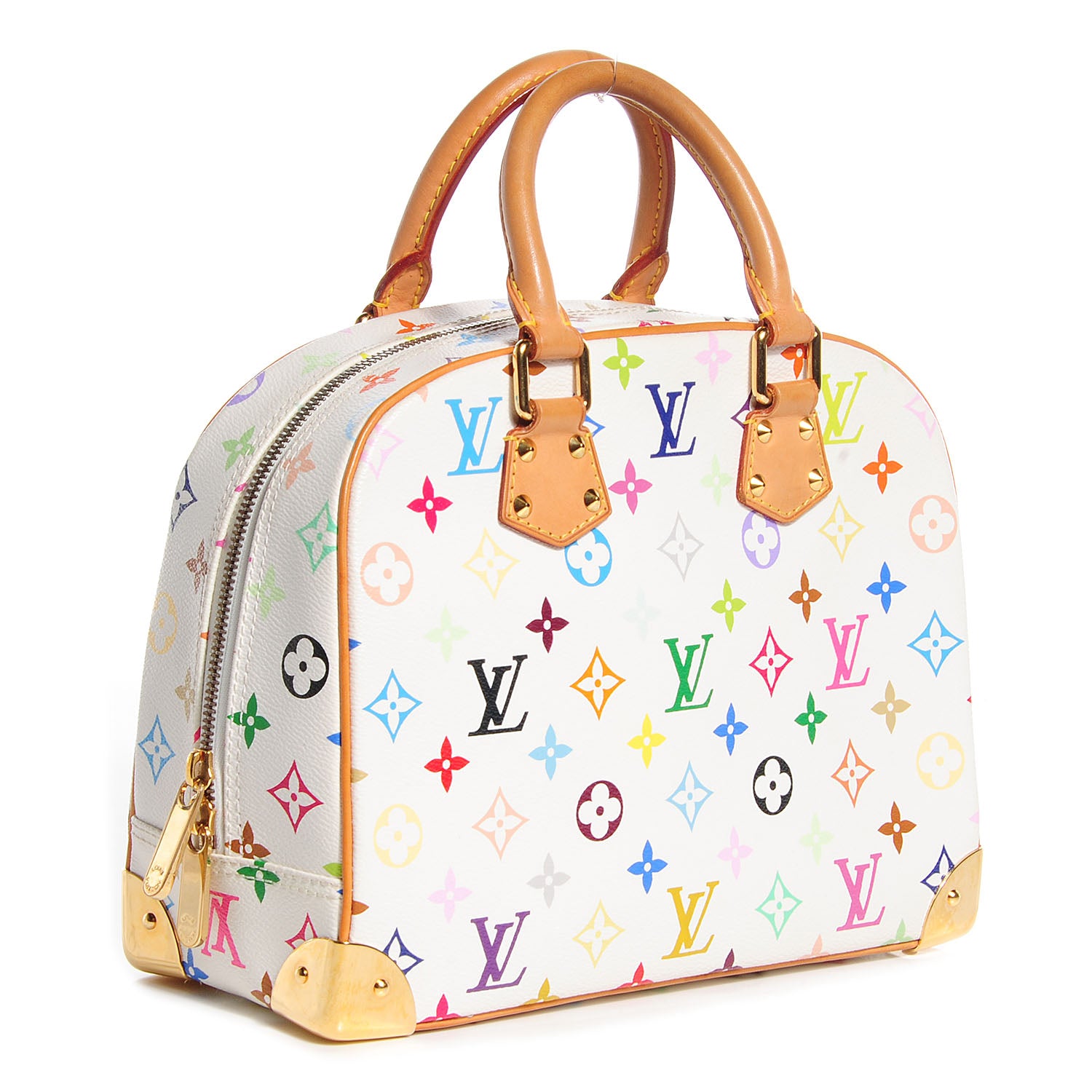 Louis Vuitton Monogram Multicolor Trouville White 3 of 7