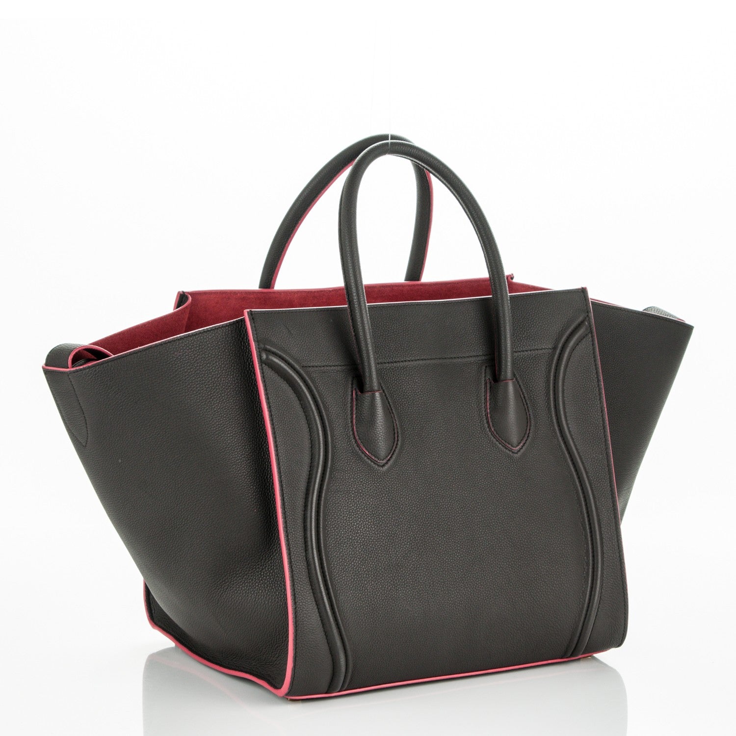 Celine Baby Grained Calfskin Medium Phantom Luggage Dark Taupe 3 of 6