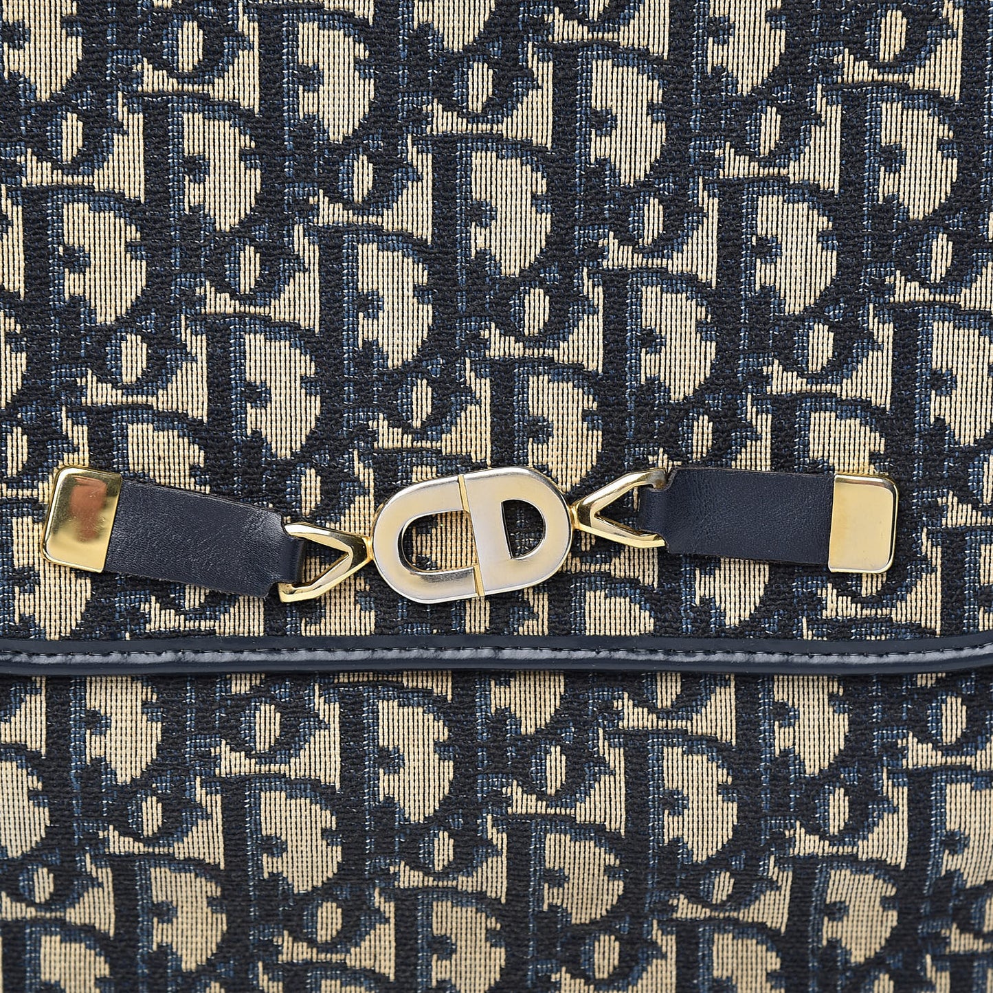 Monogram Flap Navy Blue