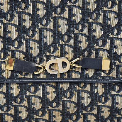 Christian Dior Monogram Flap Navy Blue 9 of 9