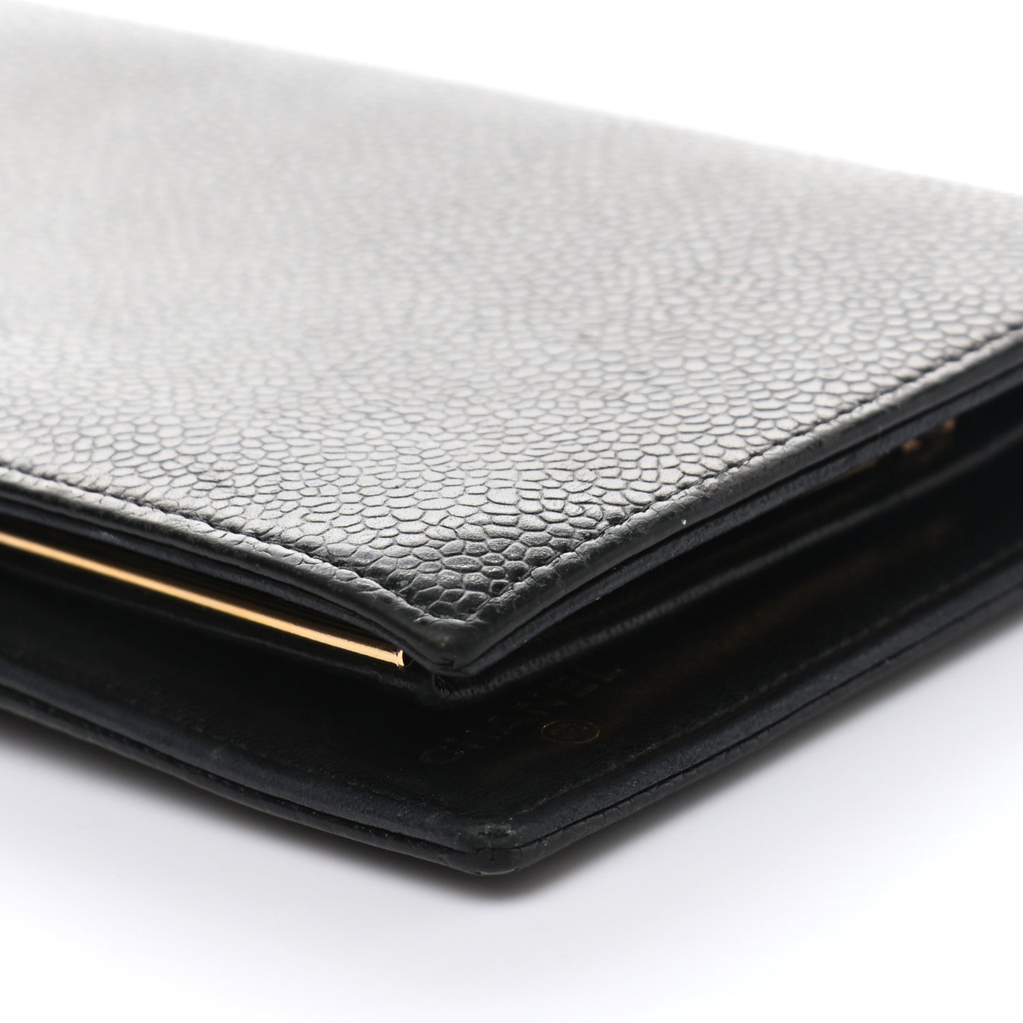 Caviar Timeless CC French Wallet Black