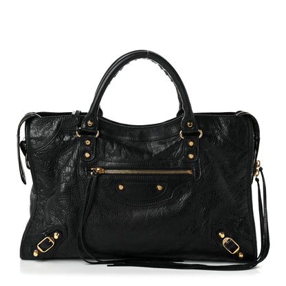 Balenciaga Agneau Classic Gold Hardware City Black 1 of 11