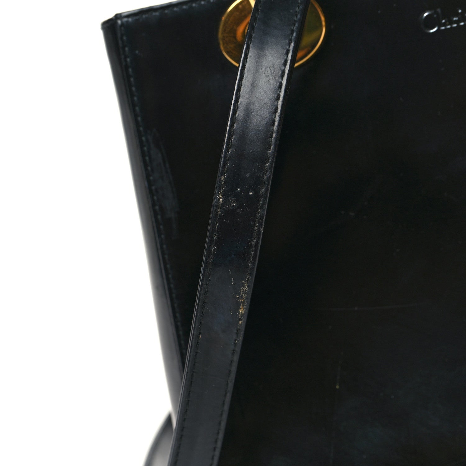 Christian Dior Glazed Calfskin Medium Lady Dior Black 14 of 15