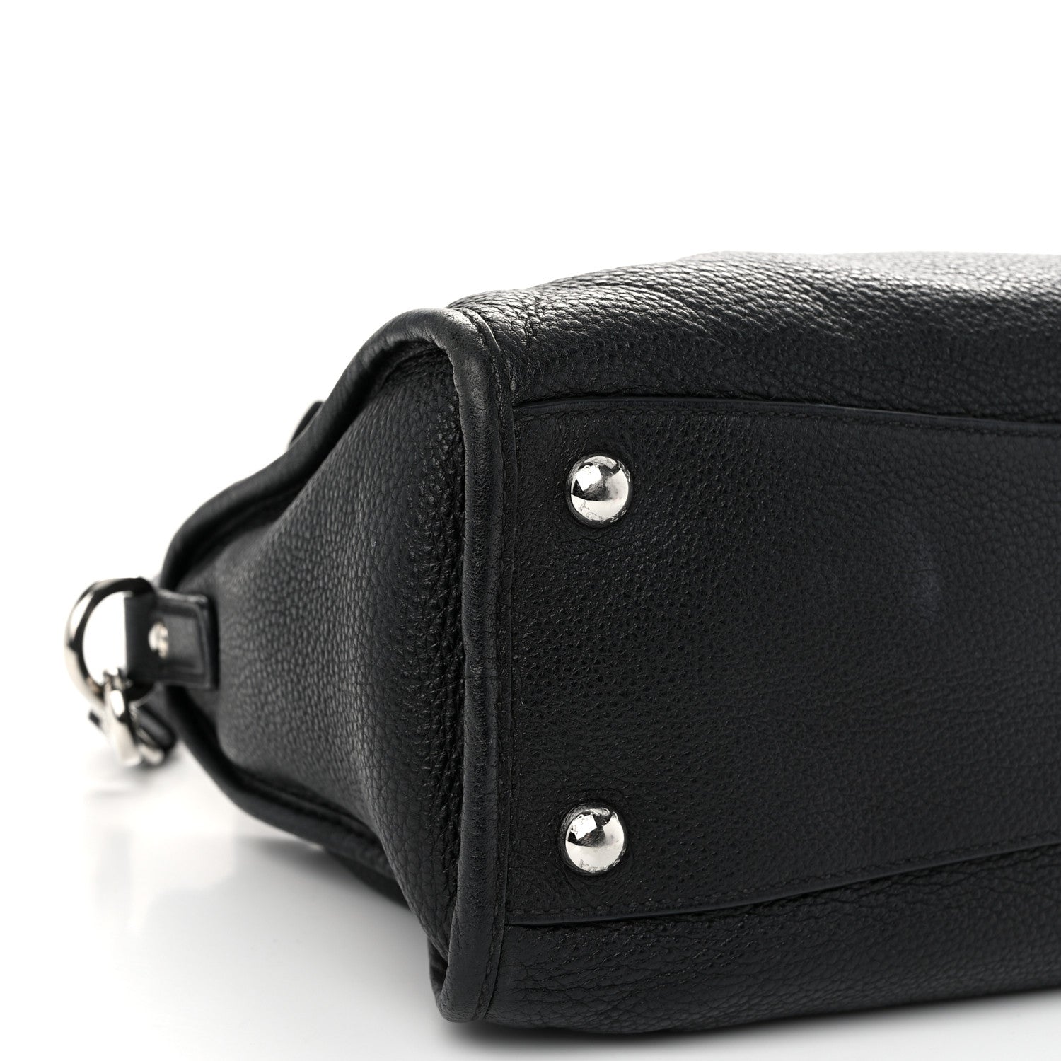 Prada Vitello Daino Shopping Satchel Black 9 of 10