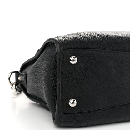 Prada Vitello Daino Shopping Satchel Black 9 of 10