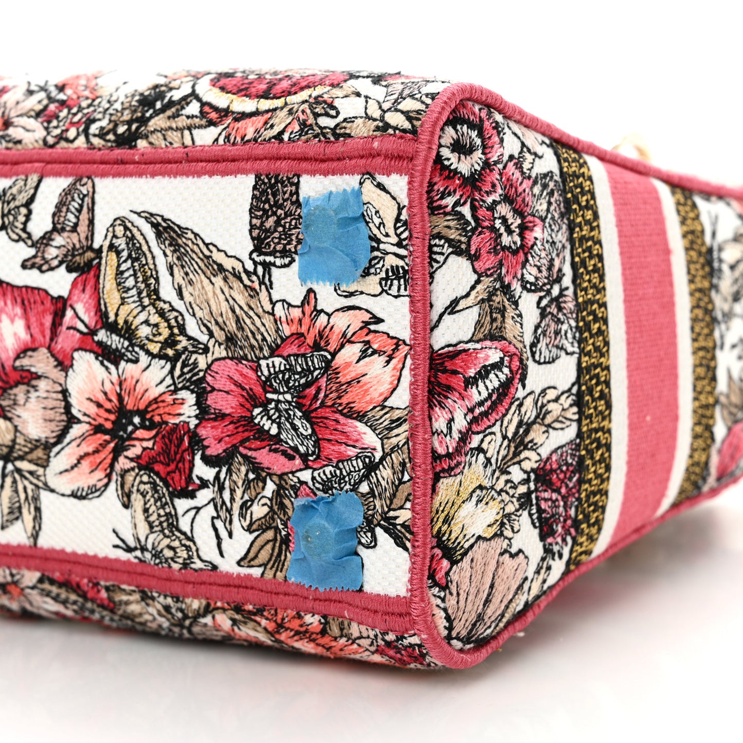 Canvas Embroidered Butterfly Print Medium Lady D-Lite Multicolor