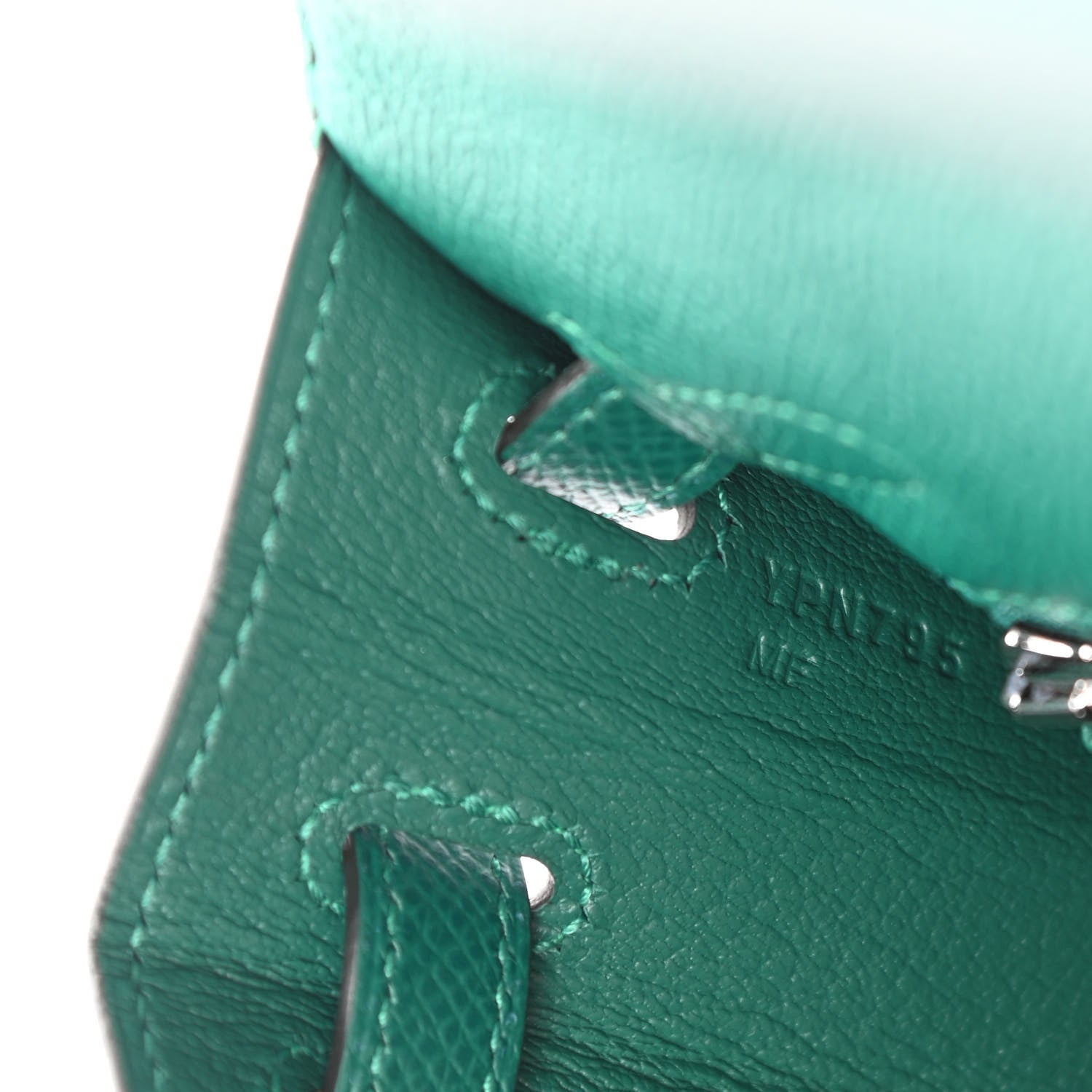 Hermes Epsom Kelly Sellier 25 Malachite 7 of 11