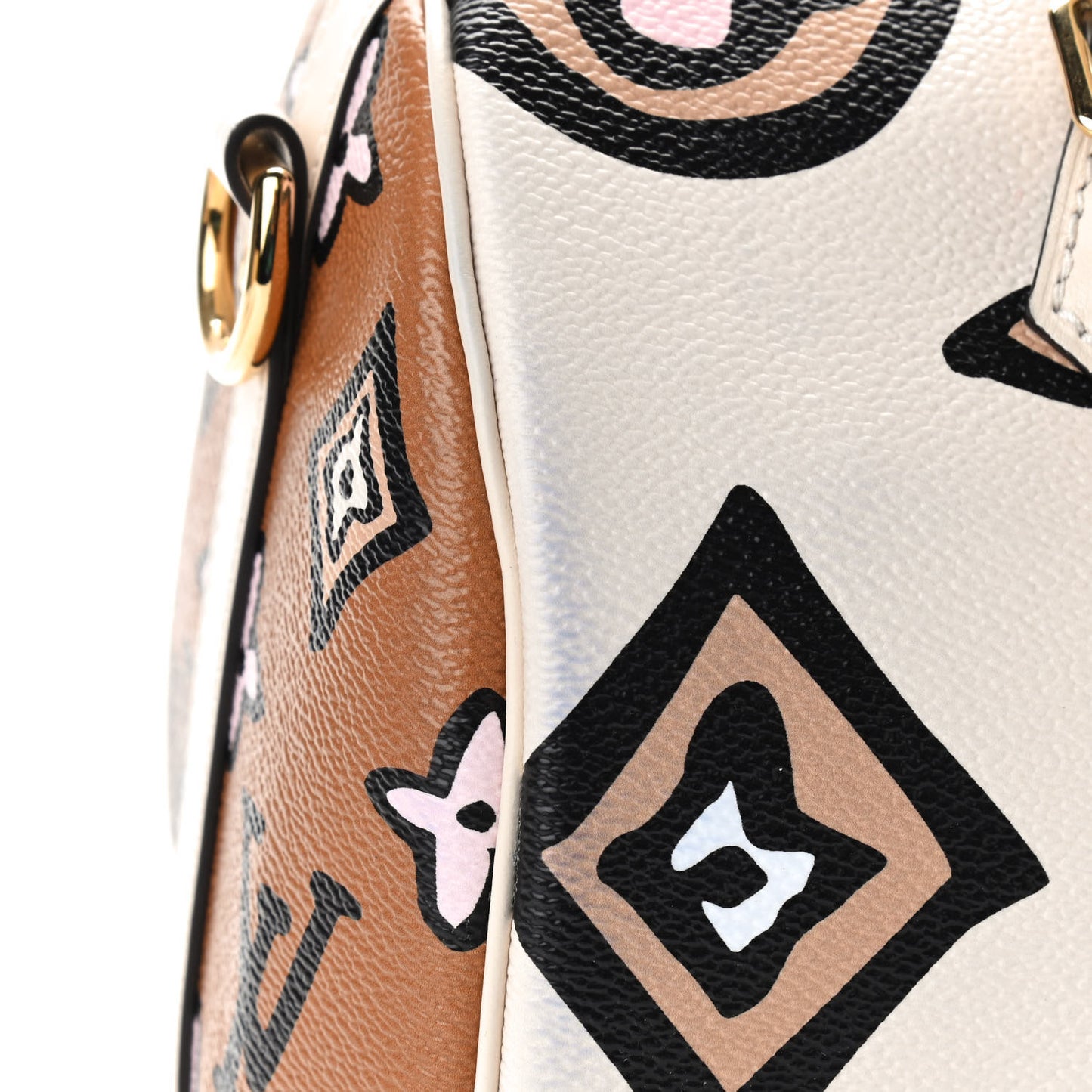 Monogram Giant Wild At Heart Speedy Bandouliere 25 Creme