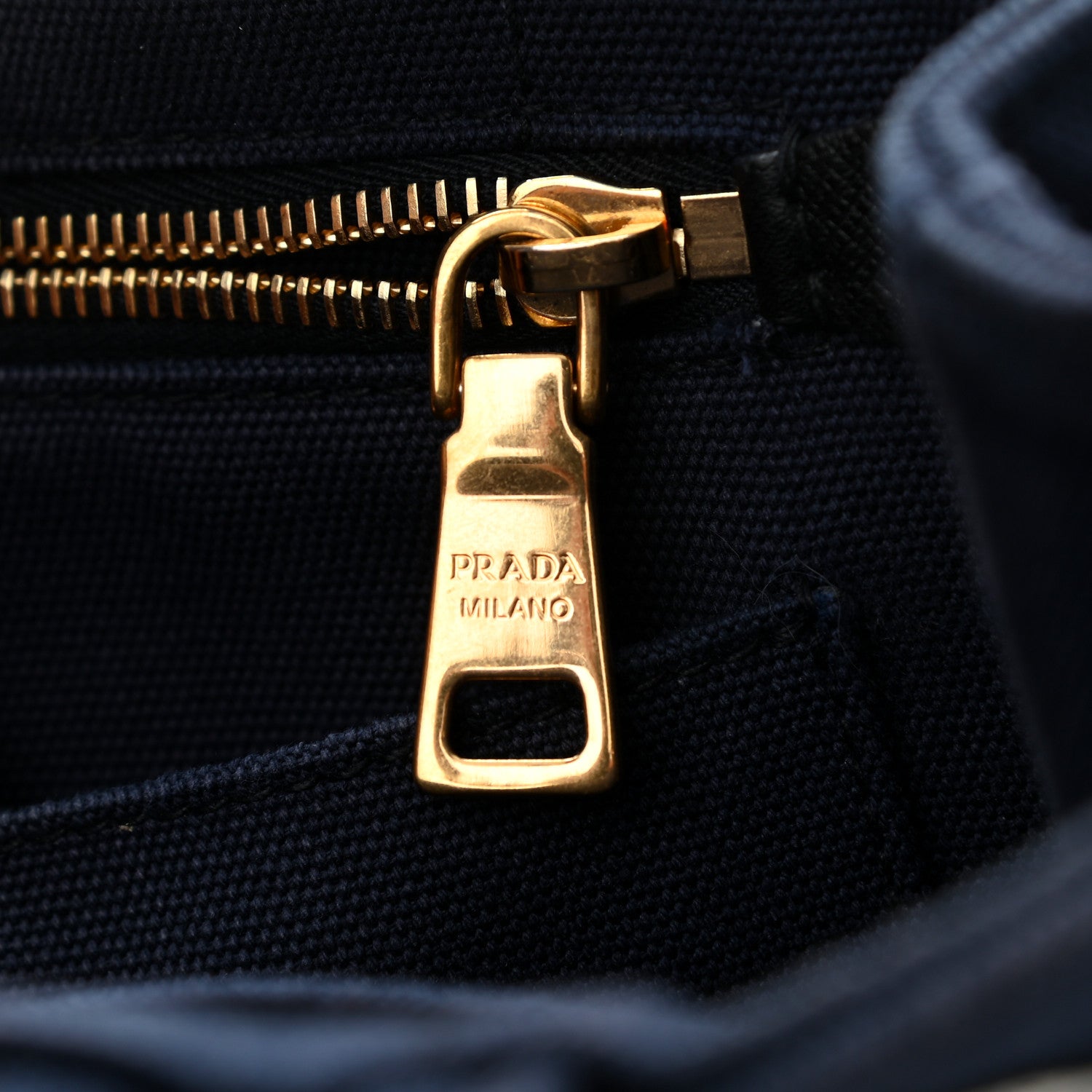 Prada Canvas Canapa Hawaii Small Tote Navy Multicolor 12 of 13