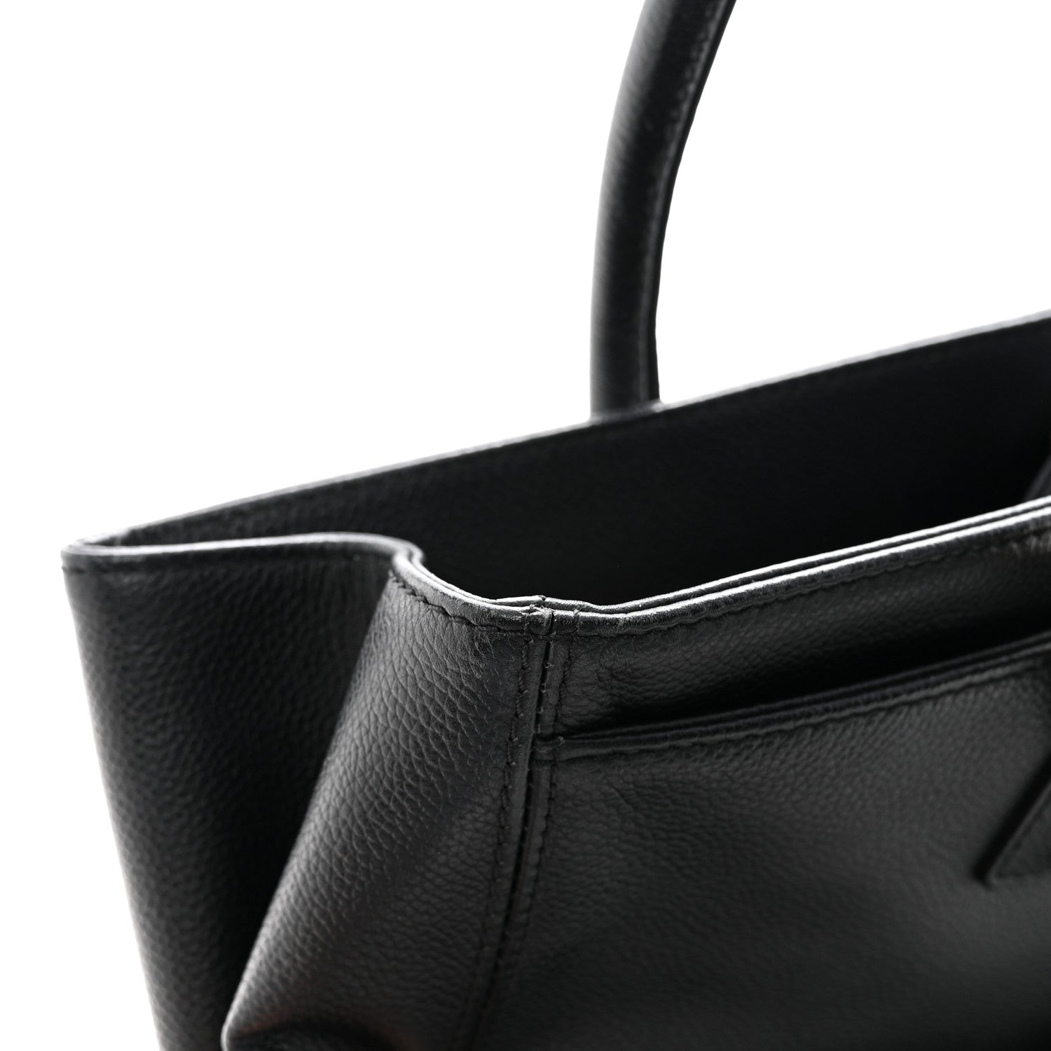 Chanel Calfskin Cerf Executive Shopper Tote Black 15 of 16