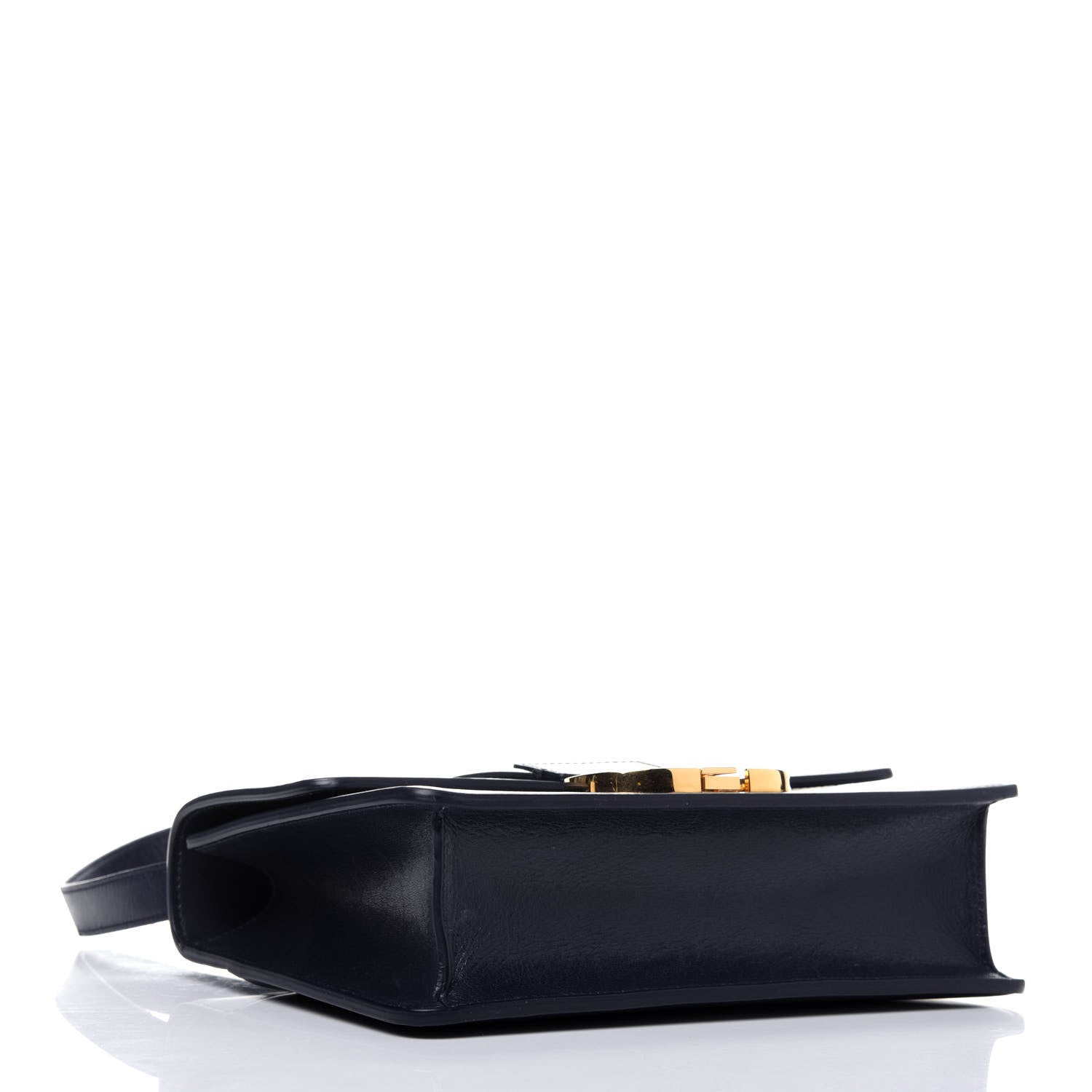 Christian Dior Shiny Crinkled Lambskin 30 Montaigne Flap Bag Indigo 4 of 20