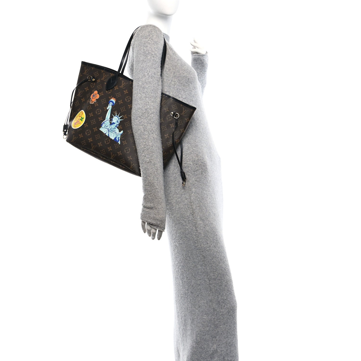 Louis Vuitton Monogram My LV World Tour Neverfull MM 2 of 9