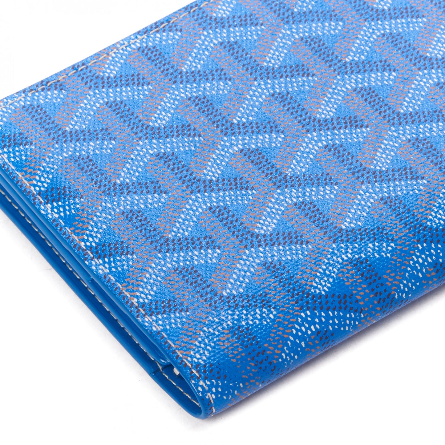 Goyardine Richelieu Wallet Sky Blue