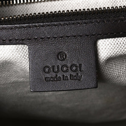 Gucci Monogram Vintage Web Medium Boston Dark Brown 6 of 16