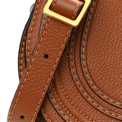Chloe Calfskin Mini Marcie Round Crossbody Bag Tan 12 of 12