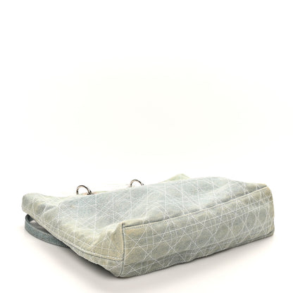 Christian Dior Denim Cannage Lady Dior Light Blue 4 of 11