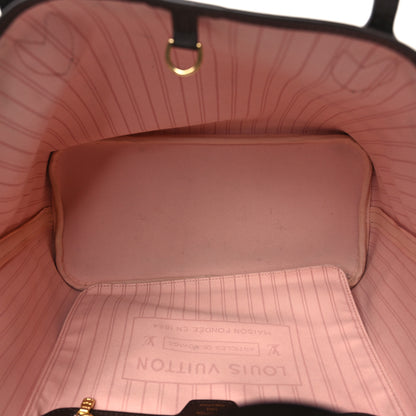 Louis Vuitton Damier Ebene Braided Neverfull MM Pink 6 of 11