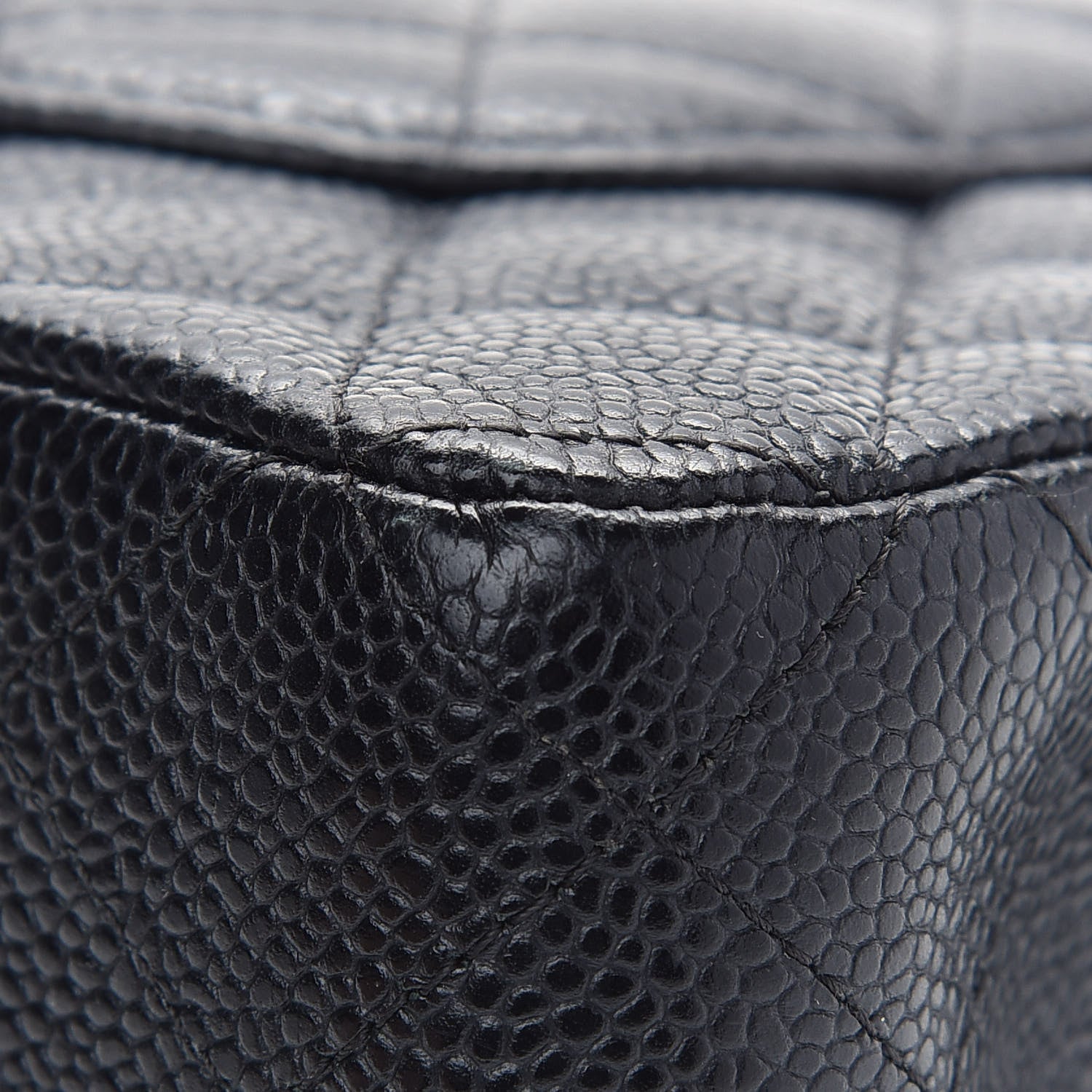 Chanel Caviar Quilted Medium Double Flap Black 8 of 11