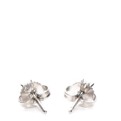 Tiffany Platinum Diamond .22ctw Solitaire Earrings 4 of 7
