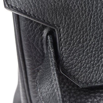 Hermes Taurillon Clemence Birkin 35 Black 35 of 37
