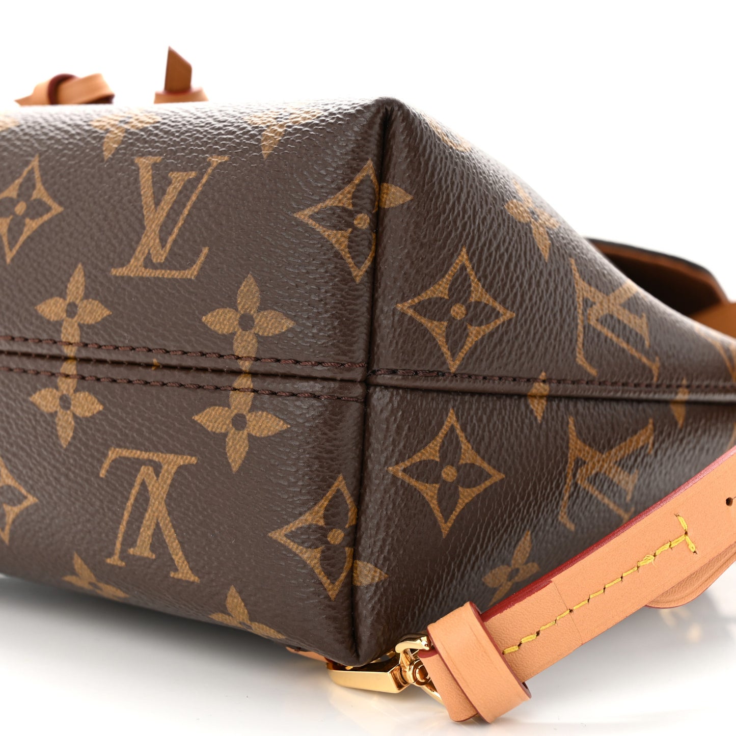 LOUIS VUITTON Monogram Montsouris BB Backpack Natural