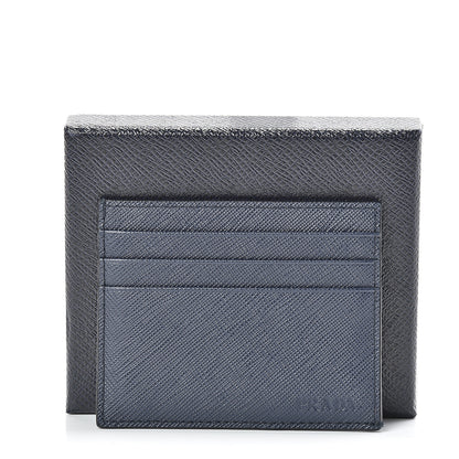 Prada Saffiano Card Holder Baltico 8 of 8