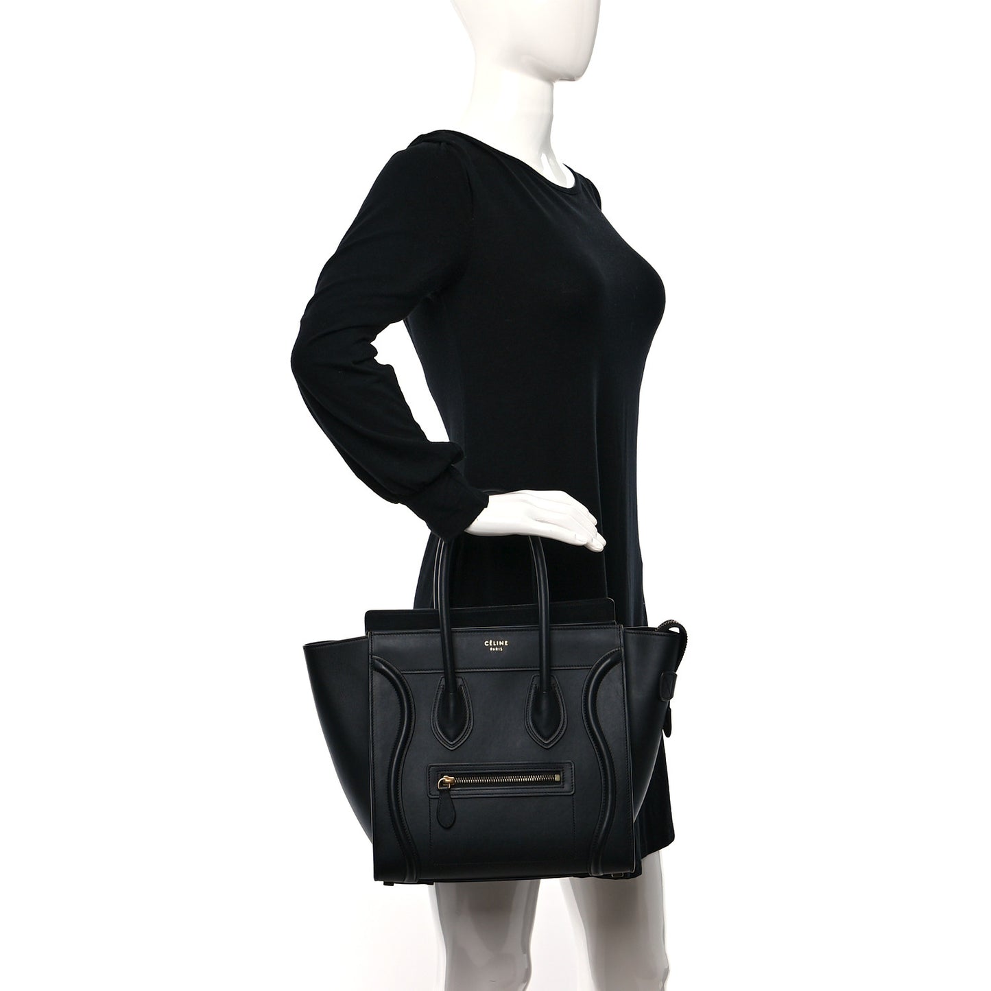 Smooth Calfskin Micro Luggage Black