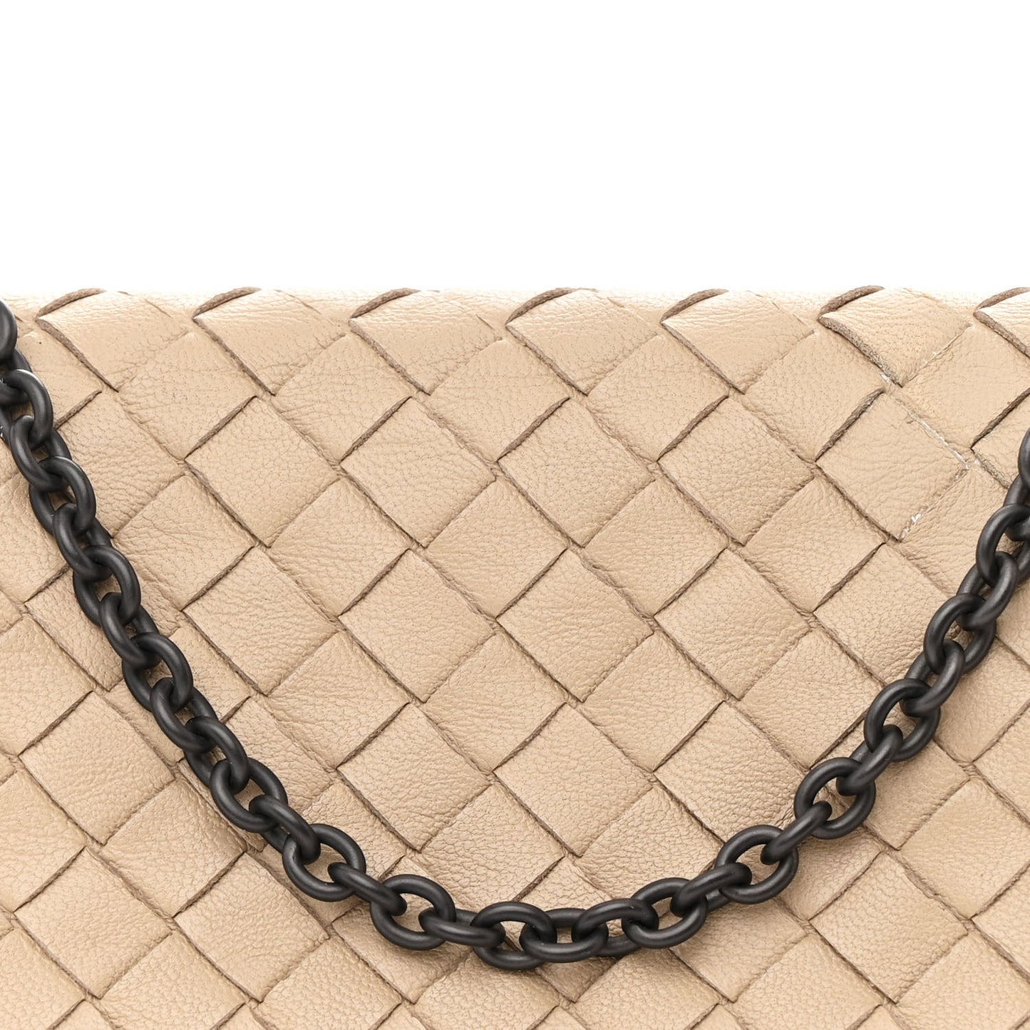 Nappa Intrecciato Mini Chain Messenger Fume