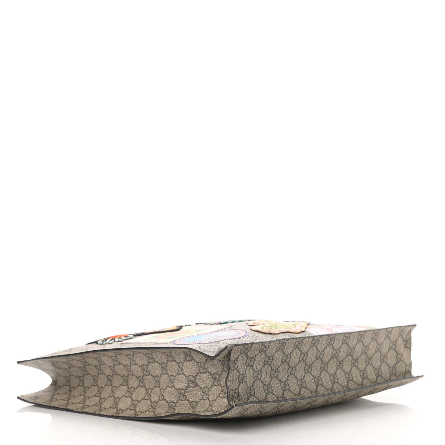 Gucci Soft GG Supreme Monogram Courrier Vertical Tote Beige New Acero 4 of 14