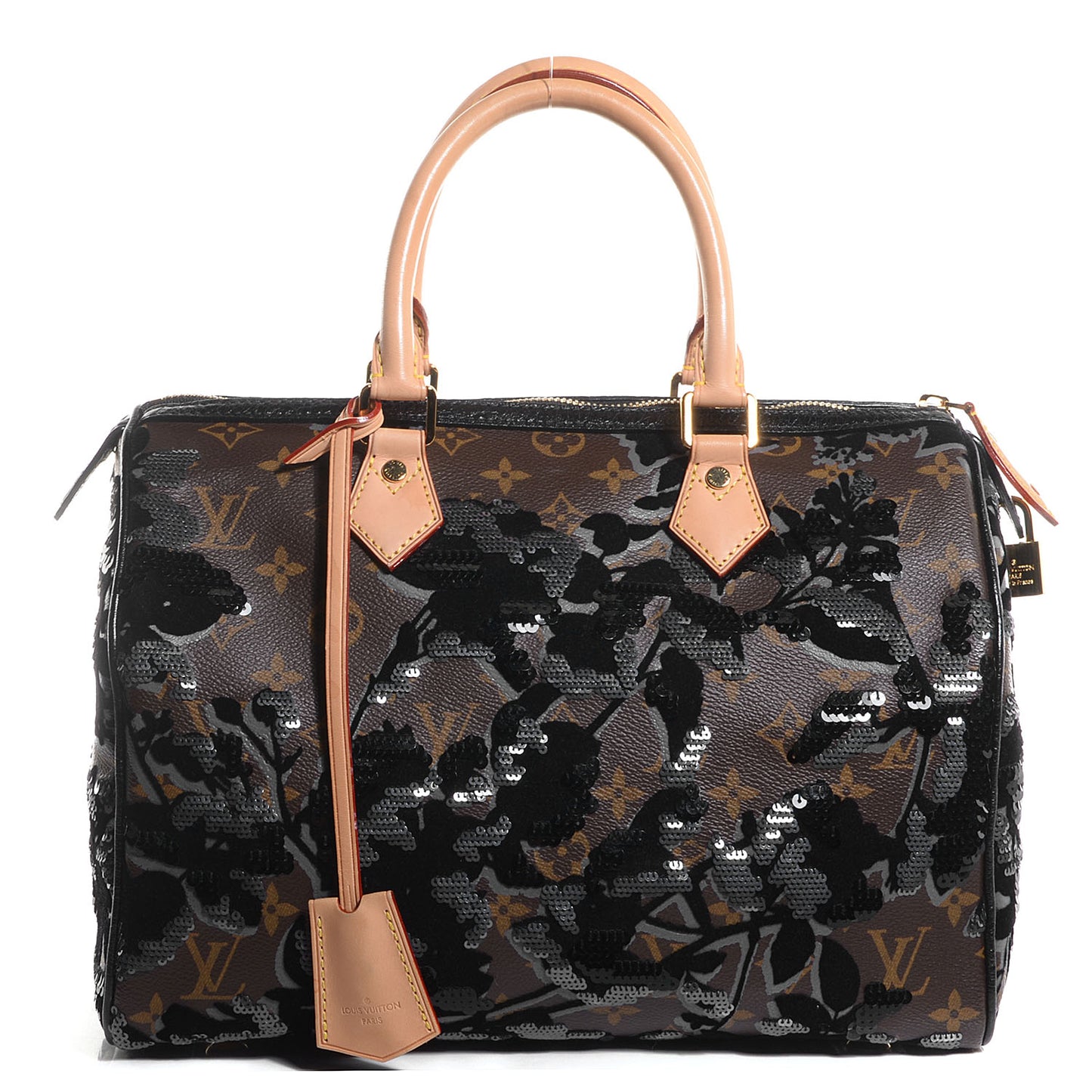 Monogram Fleur De Jais Sequins Speedy 30