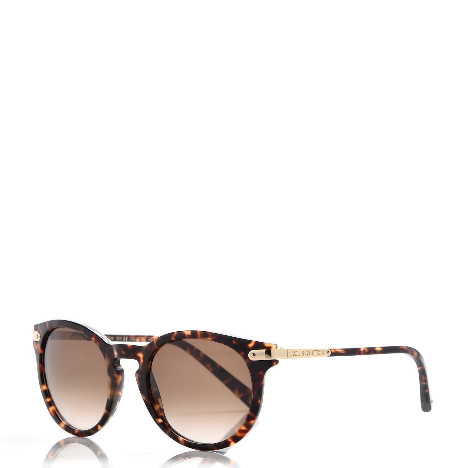 Louis Vuitton Rosemary Round Sunglasses Z0731W Tortoise 1 of 8
