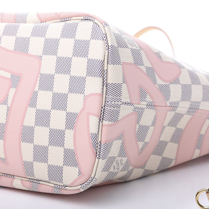 Louis Vuitton Damier Azur Tahitienne Neverfull MM 9 of 13