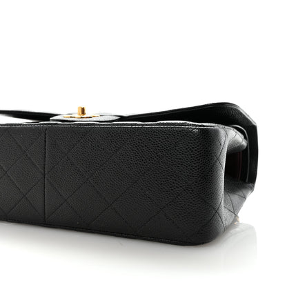 Chanel Caviar Quilted Jumbo Double Flap Black 10 of 10