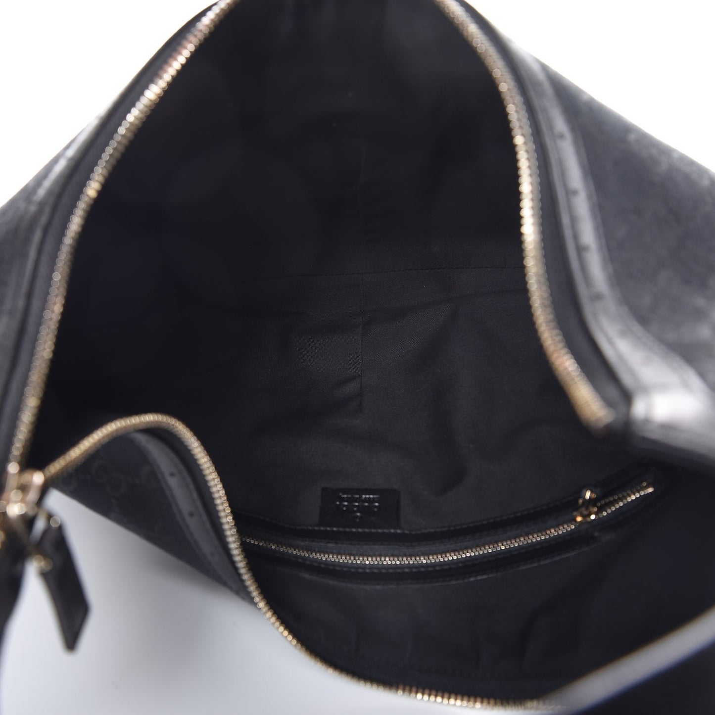 Monogram Web GG Reins Hobo Black