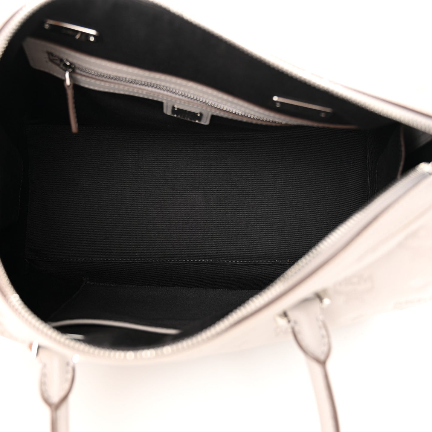 Calfskin Ottomar Monogram Essential Boston Bag Dove