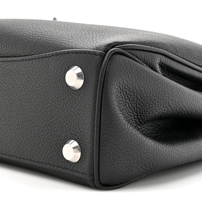 Balenciaga Grained Calfskin Small Rodeo Top Handle Handbag Black 9 of 10