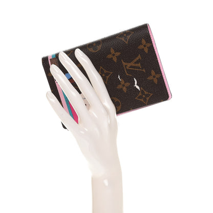 Louis Vuitton Monogram 2016 Christmas Animation Passport Cover Rose Ballerine 2 of 6
