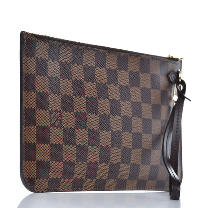 Louis Vuitton Damier Ebene Neverfull MM GM Pochette 3 of 8