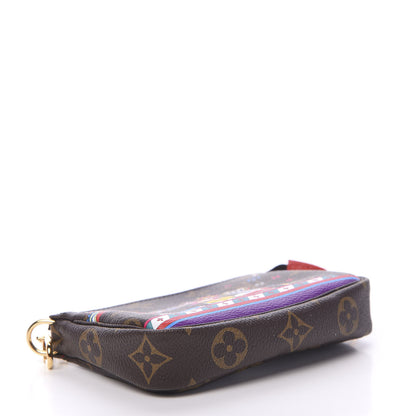 Louis Vuitton Monogram 2020 Christmas Animation Bumper Cars Mini Pochette Accessories Coquelicot 3 of 7