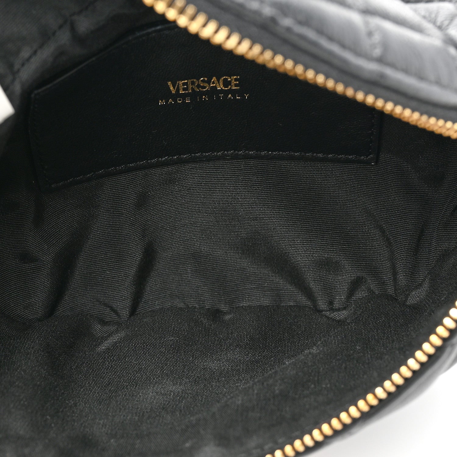 Versace Nappa Quilted Medusa Belt Bag Black 5 of 9