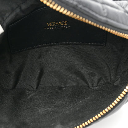 Versace Nappa Quilted Medusa Belt Bag Black 5 of 9
