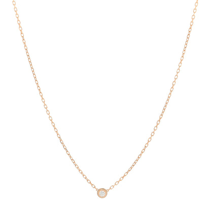 Cartier 18K Pink Gold Diamond SM D'Amour Pendant Necklace 1 of 3